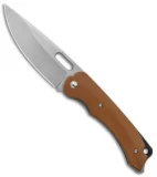 BRS E-Volve Navajo Liner Lock Knife Desert Brown G10 (3.5" Stonewash)