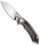 Bestech Knives Kasta Frame Lock Knife Bronze Ti (3.5" Stonewash M390)