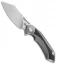 Bestech Knives Kasta Frame Lock Knife Gray Ti (3.5" Stonewash M390)