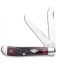 Case Cutlery Mini Trapper Knife 3.5" Peach Seed Walnut Bone (6207 SS)
