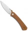 REVO Warden Spring Assist Liner Lock Knife Coyote Brown G-10 (3" Stonewash)