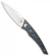 Alliance Designs Chisel Liner Lock Knife Carbon Fiber w/ Holes (Satin)