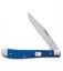 Case Slimline Trapper Traditional Knife 4.125" Blue G-10 (101048SS) 16746