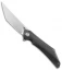 Bestech Knives Kamoza Frame Lock Knife Gray Ti (3.5" Stonewash)