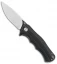 Bestech Knives Bobcat Liner Lock Knife Black/Blue G-10 (3.125" Two-Tone D2)