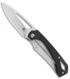 BlackFox Racli Frame Lock Folding Knife Black G-10 (2.5" Stonewash) 01FX855