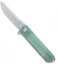 B'yond EDC Linear Liner Lock Knife Jade G-10 (2.6" Satin) SA1905DGS-TG