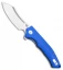 B'yond EDC Sunder Liner Lock Knife Blue G-10 (3" Stonewash) SA1903DG-BL
