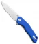B'yond EDC Arch Liner Lock Knife Blue G-10 (3" Stonewash) SA1901DG-BL