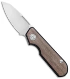 Liong Mah Design Traveler Sheepsfoot Slip Joint Green Micarta (2.7" Satin)