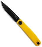 Real Steel Hel Gslip Slip Joint Knife Yellow G-10 (3.5" Satin) 7843