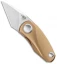 Bestech Knives Tulip Frame Lock Flipper Knife Pink Ti (1.34" SW) BT1913D