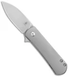Kizer Laconico Yorkie Frame Lock Flipper Knife Titanium (2.57" Satin) Ki3525A3
