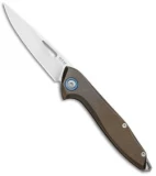 MKM Burnley Cellina Slip Joint Knife Bronze Titanium  (2.75" Satin)