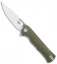 Bestech Knives Muskie Liner Lock Knife Green G-10 (4" Satin)