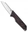 StatGear LEDGE Slip Joint Knife Black+Brown (2.625" Satin D2)