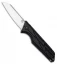StatGear LEDGE Slip Joint Knife Black (2.625" Satin D2)
