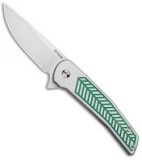 Alliance Designs Hammond Scout Titanium Flipper Knife Green (2.25" Satin)
