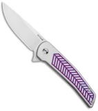 Alliance Designs Hammond Scout Titanium Flipper Knife Purple (2.25" Satin)