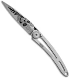 Deejo Latino Skull Tattoo 37g Knife Stainless Steel (3.75" Satin)