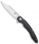 Bestech Knives Fanga Liner Lock Flipper Knife CF/Black G-10 (4" Satin)