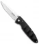 Mcusta Classic Wave Liner Lock Knife Black Pakka Wood (3.625" Satin) MC-0017V