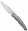 Viper Knives Vox Key Slip Joint Knife Fluted Bronze Ti (3.25" Satin)