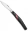 Bear Edge Traditional Slip Joint Knife Black Aluminum (2.13" Satin) 61530