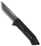 Schrade U.G. Liner Lock Knife Black G-10 (3.25" Gray Tanto) 1100044