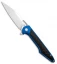 Artisan Cutlery Archaeo Frame Lock Flipper Knife Blue Ti/CF (3.75" Satin)