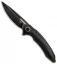 Bestech Knives Ornetta Frame Lock Knife Black Bronze Ti (3.6" Black SW) BT1811A