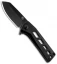 StatGear Slinger EDC Frame Lock Flipper Knife Black (2.1" Black)
