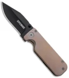 Civilware Clipper Frame Lock Knife Bronze Titanium (2.8" Black PVD)