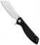 Artisan Cutlery Small Tomahawk Liner Lock Knife Black G-10 (3" Stonewash)