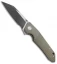 Bestech Knives Barracuda Liner Lock Knife Tan G-10 (3.5" Black SW) BG15C-2