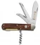Boker Jager Gold Quadro Lockback Folding Knife Walnut Wood (3.38" Satin) 110646