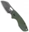 CRKT Pilar Exclusive Frame Lock Knife Green Micarta (2.4" Smokewash D2)