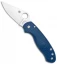 Spyderco Para 3 Lightweight Compression Lock Knife Blue (3" Satin SPY27)