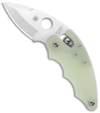 Spyderco Exclusive M4 Poliwog Ball Lock Knife Natural G-10 (2.3" Satin)