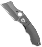 Spyderco Stovepipe Frame Lock Knife Titanium (2.8" Stonewash) C260TIP