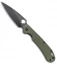 Daggerr Knives Sting Liner Lock Knife OD Green G-10 (3.9" Black SW)