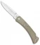 Buck 110 Slim Select Lockback Knife Tan (3.625" Satin) 0110BRS2-B