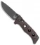 Benchmade Mini Adamas AXIS Lock Knife Burgundy Micarta (3.3" Black) 273BK-2201