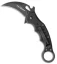 Fox Knives Karambit Folder Knife Black Aluminum (3.2" Black)
