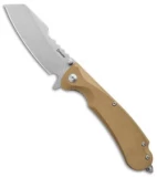 Daggerr Knives Rhino Liner Lock Knife Tan G-10 (3.9" SW)