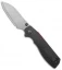 Sandrin Knives Torino Recoil Lock Knife Carbon Fiber (3" SW Tungsten Carbide)