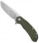 Steel Will Knives Cutjack Flipper Knife OD Green FRN (3.5" Satin) C22-1OD