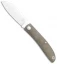 Fox Knives Livri Slip Joint Knife Green Micarta (2.75" Satin) 01FX849