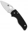 Spyderco Lil' Native Compression Lock Knife Black G-10 (2.5" Satin) C230GP