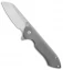 Kizer Degnan Guru Flipper Knife Titanium (3" Satin) Ki3504K2